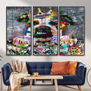 Graffiti Dog Wall Art Decor for Teen Bedroom - Abstract by MyGreatCanvas | Canvas Wall Art Prints | Photo Prints & Wall Decor
