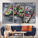 Graffiti Gaming Canvas Wall Art For Bedroom - Gaming Wall by MyGreatCanvas | Canvas Wall Art Prints | Photo Prints & Wall Decor