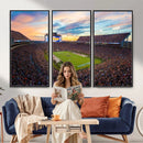 Auburn Stadium Sunset Wall Art Canvas Print, Jordan Hare by MyGreatCanvas | Canvas Wall Art Prints | Photo Prints & Wall Decor