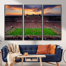 Oklahoma Sooners Stadium Wall Art Canvas Print, College by MyGreatCanvas | Canvas Wall Art Prints | Photo Prints & Wall Decor