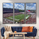 Georgia Bulldogs Stadium Wall Art Canvas Print, Sanford by MyGreatCanvas | Canvas Wall Art Prints | Photo Prints & Wall Decor