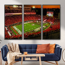 Georgia Bulldogs Stadium Wall Art Canvas Print, Sanford by MyGreatCanvas | Canvas Wall Art Prints | Photo Prints & Wall Decor