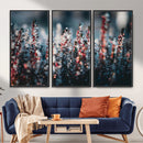 Winter Heather Wall Art Canvas Print, Frosted Floral Nature by MyGreatCanvas | Canvas Wall Art Prints | Photo Prints & Wall Decor
