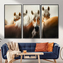 Wild Horse Herd Wall Art Canvas Print, Natural Horse by MyGreatCanvas | Canvas Wall Art Prints | Photo Prints & Wall Decor
