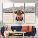 Texas Longhorn Bull Wall Art Canvas Print, Rustic Western by MyGreatCanvas | Canvas Wall Art Prints | Photo Prints & Wall Decor