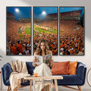 Clemson Tigers Memorial Stadium Wall Art Canvas Print