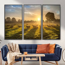 Sheep Wall Art Canvas Print – Rural Farm Animal Artwork by MyGreatCanvas | Canvas Wall Art Prints | Photo Prints & Wall Decor
