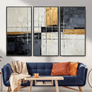 Gold Abstract Wall Art Canvas Print, Modern Luxury Geometric by MyGreatCanvas | Canvas Wall Art Prints | Photo Prints & Wall Decor