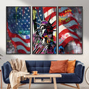 USA Statue of Liberty Graffiti Street Art Wall Art Canvas by MyGreatCanvas | Canvas Wall Art Prints | Photo Prints & Wall Decor