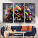 Graffiti American Football Helmet Street Art Wall Art Canvas by MyGreatCanvas | Canvas Wall Art Prints | Photo Prints & Wall Decor