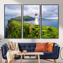 Cliffside Lighthouse Wall Art Canvas Print – Coastal by MyGreatCanvas | Canvas Wall Art Prints | Photo Prints & Wall Decor