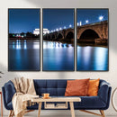 Washington DC Wall Art Canvas Print – Lincoln Memorial Night by MyGreatCanvas | Canvas Wall Art Prints | Photo Prints & Wall Decor