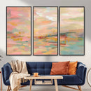 Abstract Pastel Landscape Wall Art Canvas Print – Soft Pink by MyGreatCanvas | Canvas Wall Art Prints | Photo Prints & Wall Decor