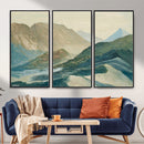 Abstract Mountain Landscape Wall Art Canvas Print – Textured by MyGreatCanvas | Canvas Wall Art Prints | Photo Prints & Wall Decor