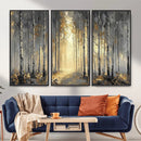 Abstract Birch Forest Wall Art Canvas Print – Modern Neutral by MyGreatCanvas | Canvas Wall Art Prints | Photo Prints & Wall Decor