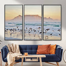 Seagulls Over Ocean Wall Art Canvas Print – Coastal Beach by MyGreatCanvas | Canvas Wall Art Prints | Photo Prints & Wall Decor