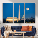 Washington DC Skyline Wall Art Canvas Print – Lincoln by MyGreatCanvas | Canvas Wall Art Prints | Photo Prints & Wall Decor