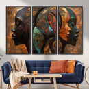 Abstract Afro American Women Wall Art Canvas Print by MyGreatCanvas | Canvas Wall Art Prints | Photo Prints & Wall Decor