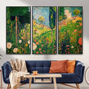 Gustav Klimt Boho Mountain Landscape Large Wall Art, by MyGreatCanvas | Canvas Wall Art Prints | Photo Prints & Wall Decor