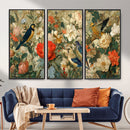 Vintage Birds and Flowers Wall Art Canvas Print, Botanical by MyGreatCanvas | Canvas Wall Art Prints | Photo Prints & Wall Decor