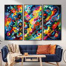 Geometric Abstract Wall Art Canvas Print, Bold Color by MyGreatCanvas | Canvas Wall Art Prints | Photo Prints & Wall Decor
