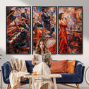 Jazz Band Canvas Wall Art — Jazz Club Singer Saxophone Print by MyGreatCanvas | Canvas Wall Art Prints | Photo Prints & Wall Decor