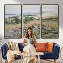 Katie Staples Hillside Canvas Wall Art — Coastal Wildflower by MyGreatCanvas | Canvas Wall Art Prints | Photo Prints & Wall Decor