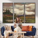 Gustav Macoun Heathland Canvas Print, Czech Landscape Oil by MyGreatCanvas | Canvas Wall Art Prints | Photo Prints & Wall Decor