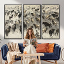 Cowboy Cattle Drive Canvas Wall Art, Western Longhorn Herd by MyGreatCanvas | Canvas Wall Art Prints | Photo Prints & Wall Decor