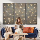 Flying Birds Canvas Wall Art, Vintage Bird Flock Pattern by MyGreatCanvas | Canvas Wall Art Prints | Photo Prints & Wall Decor