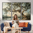 Old Oak Tree Canvas Wall Art, Turner Inspired Romantic by MyGreatCanvas | Canvas Wall Art Prints | Photo Prints & Wall Decor