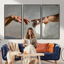 Funny Bathroom Wall Art Canvas, Creation of Toilet Paper by MyGreatCanvas | Canvas Wall Art Prints | Photo Prints & Wall Decor