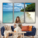 Puerto Rico Beach Paradise Wall Art – Tropical Coastal Print by MyGreatCanvas | Canvas Wall Art Prints | Photo Prints & Wall Decor