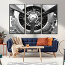 Vintage Airplane Wall Art Canvas Print by MyGreatCanvas | Canvas Wall Art Prints | Photo Prints & Wall Decor