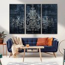 Dark Chandelier Wall Art Canvas Print by MyGreatCanvas | Canvas Wall Art Prints | Photo Prints & Wall Decor