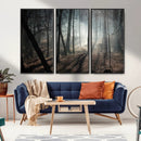 Dark Family and Tree Wall Art Canvas Print by MyGreatCanvas | Canvas Wall Art Prints | Photo Prints & Wall Decor