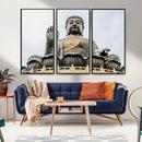 Buddha Statue Wall Art Canvas Print