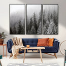Big Foggy Forest and Misty Trees Forest Wall Art Canvas by MyGreatCanvas | Canvas Wall Art Prints | Photo Prints & Wall Decor