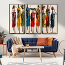 Abstract African Women Wall Art Canvas Print by MyGreatCanvas | Canvas Wall Art Prints | Photo Prints & Wall Decor