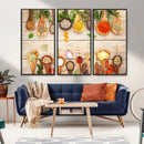 Kitchen Spice on the Table Wall Art, Kitchen Spice Wall Art by MyGreatCanvas | Canvas Wall Art Prints | Photo Prints & Wall Decor
