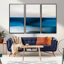 Dark Blue Abstract Wall Art Canvas Print by MyGreatCanvas | Canvas Wall Art Prints | Photo Prints & Wall Decor