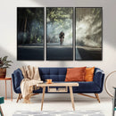 Cycling Road Bike in the Morning, Cycling Road Bike Canvas by MyGreatCanvas | Canvas Wall Art Prints | Photo Prints & Wall Decor