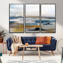Abstract Landscape Wall Art Canvas | 3 Panel Modern Blue, by MyGreatCanvas | Canvas Wall Art Prints | Photo Prints & Wall Decor