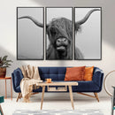 Texas Cow Wall Art Canvas, Texas Longhorn Cattle Canvas by MyGreatCanvas | Canvas Wall Art Prints | Photo Prints & Wall Decor