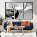 Longhorn Wall Art Canvas Print, Framed Ranch Wall Art Canvas by MyGreatCanvas | Canvas Wall Art Prints | Photo Prints & Wall Decor