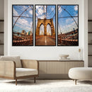 Brooklyn Bridge Manhattan Wall Art Canvas Print by MyGreatCanvas | Canvas Wall Art Prints | Photo Prints & Wall Decor