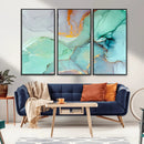 Colorful Marble Fluid Effect Canvas Wall Art Print by MyGreatCanvas | Canvas Wall Art Prints | Photo Prints & Wall Decor