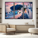 Greece Santorini Wall Art Landscape Canvas Print
