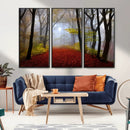Foggy Forest Wall Art Landscape Canvas Print
