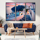 Santorini Island Wall Art Canvas Print by MyGreatCanvas | Canvas Wall Art Prints | Photo Prints & Wall Decor